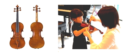 幼児のバイオリン指導